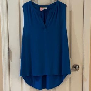 LOFT Bright Blue Sleeveless Blouse